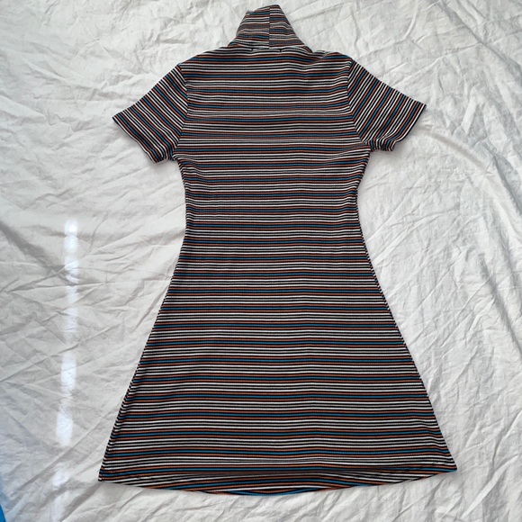 Le Lis Women Orange Casual Dress Stretch Turtleneck Dress SZ S - Picture 5 of 8